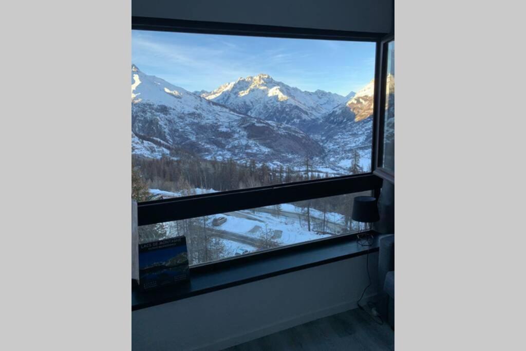 Studio 1600 Pied Des Pistes Avec Magnifique Vue Puy-Saint-Vincent Exteriér fotografie